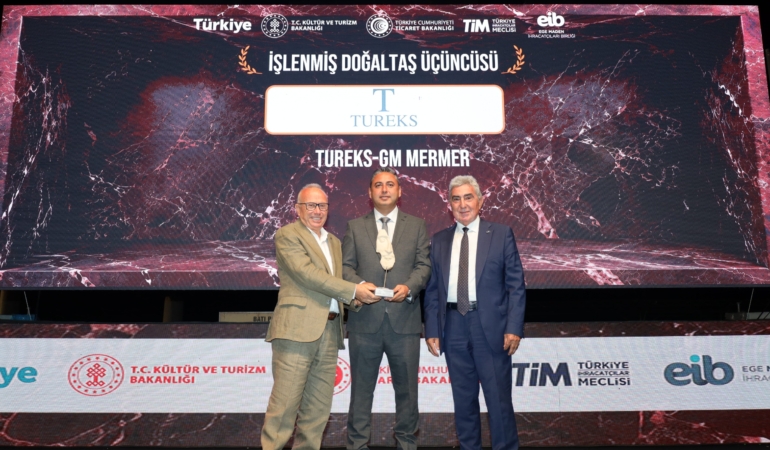 Tureks Doğal Taş ve Maden İhracatındaki Başarısını Dört Ödülle Taçlandırdı