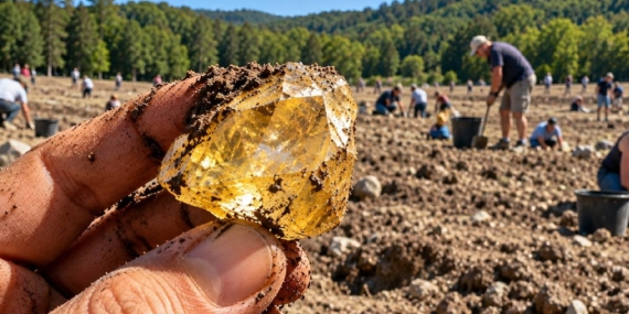 ABD’deki Crater of Diamonds Parkı’nda Yüksek Karatlı Elmas Keşifleri Sürüyor